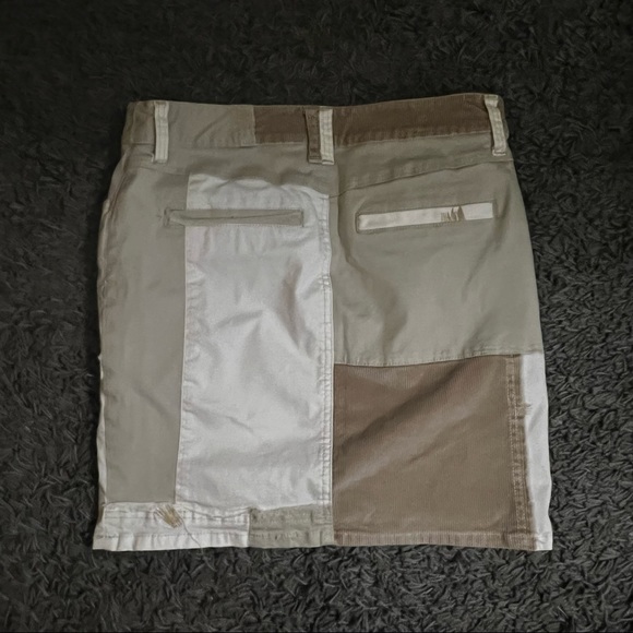 Anthro pilcro & the letterpress corduroy patchwork mini skirt - Picture 8 of 12